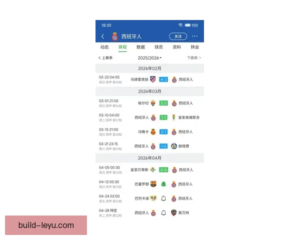 西班牙人俱乐部最新赛季战绩与球队发展全解析